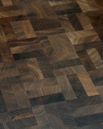 End Grain Parquet Smoked Oak squares