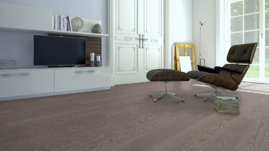 Parquet Tarkett, Play, Oak Marble Plank, brushed, 1-strip, 2 sides bevelled, Proteco Natura stained