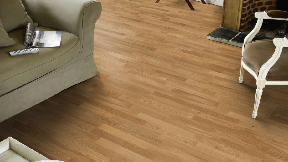 Parquet Tarkett, Pure, Oak Nature TreS 13mm, 3-strip, Proteco Lacquer