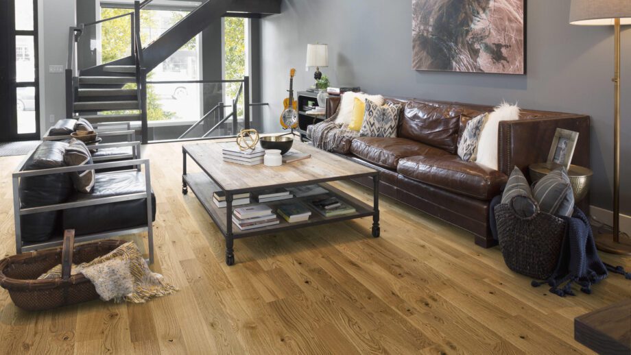 Parquet Tarkett, Pure, Oak Rustic DuoPlank, 2-strip, brushed, Proteco Natura mat lacquer