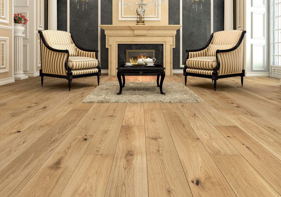 Parquet Oak, Senses Joy, 1-strip, beveled, brushed, natural oil