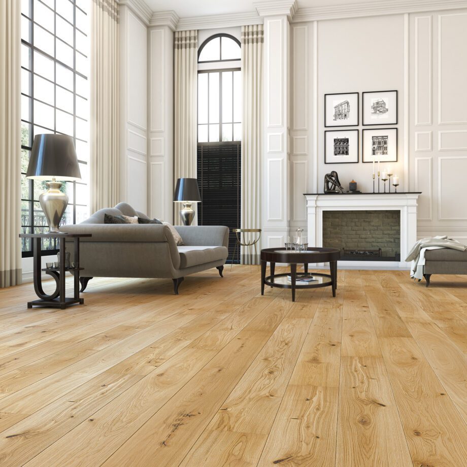 Parquet Oak, Senses Joy, 1-strip, beveled, brushed, natural oil