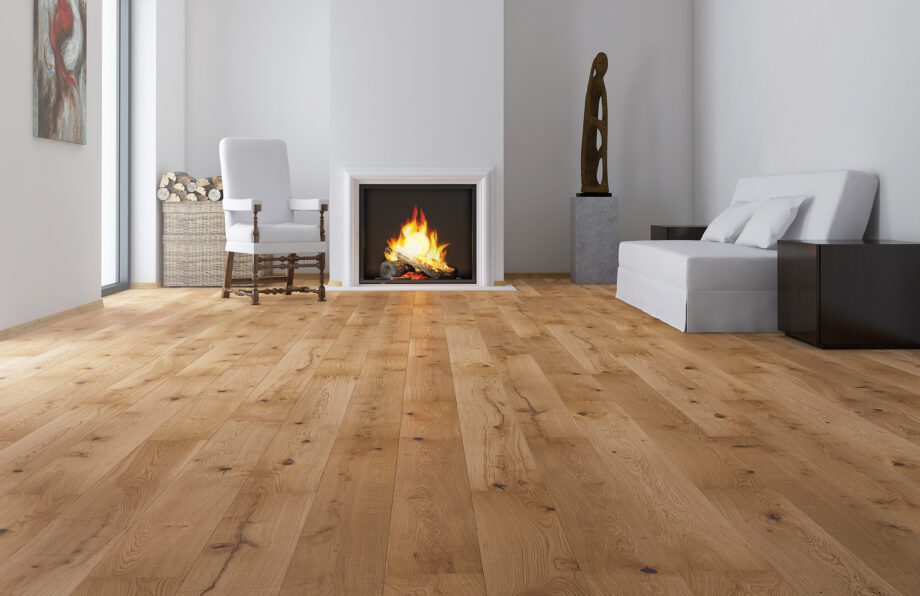 Parquet Oak, Senses Excite, 1-strip, beveled, brushed, stained, natural oil