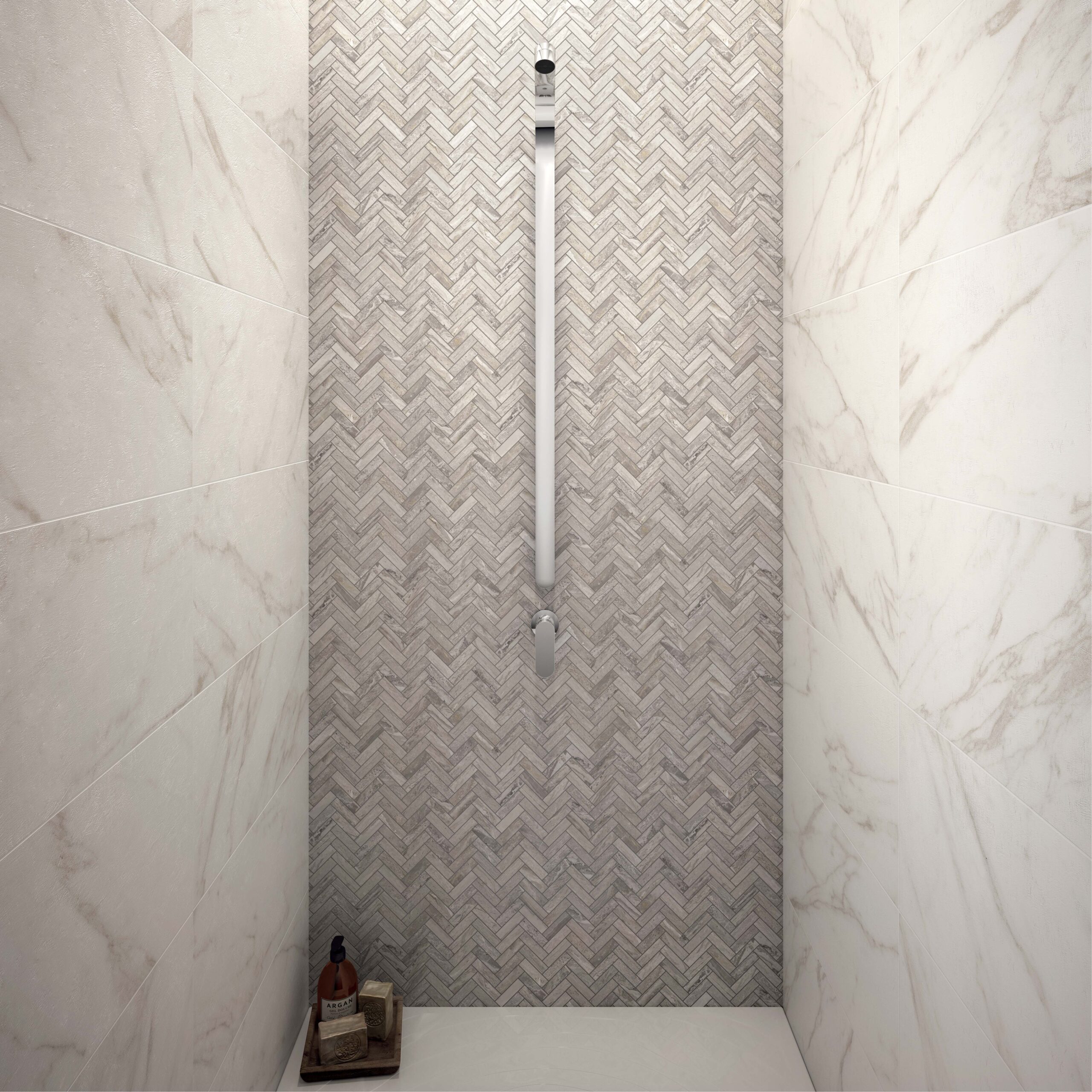 Ceramic tiles ABK Sensi Calacatta Sable R 30x60cm