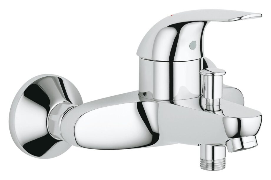 Single-lever bath mixer GROHE Euroeco, chrome