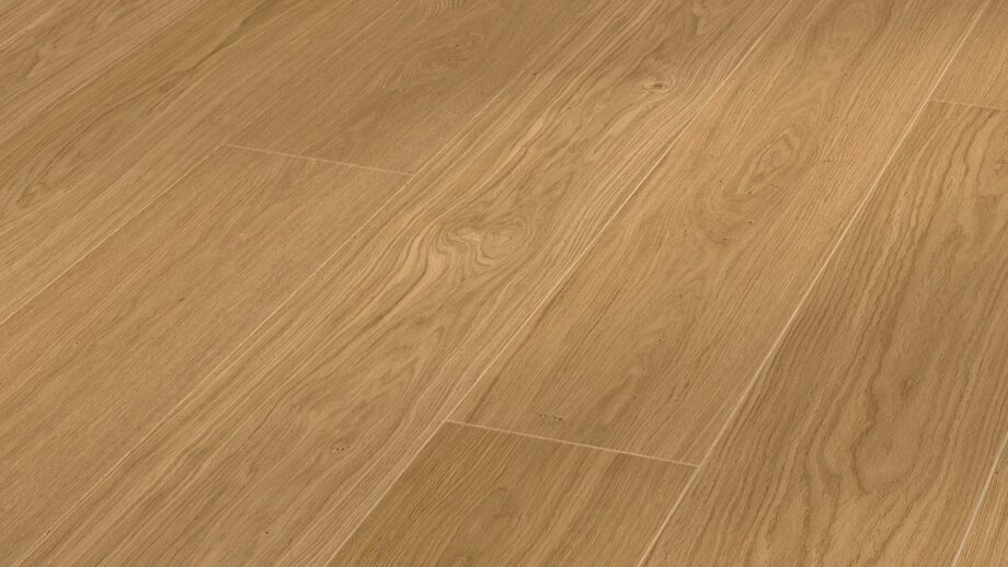 Parquet Meister Oak harmonious, brushed, 1-strip, matt lacquered