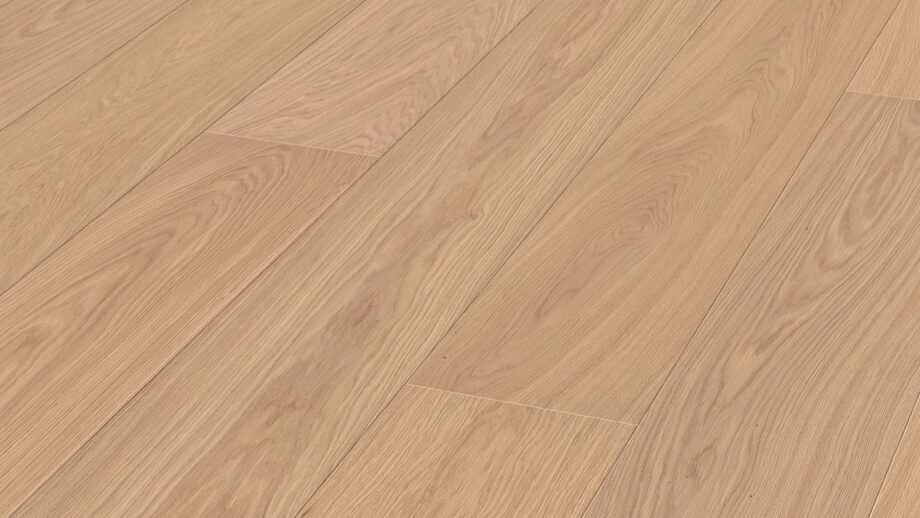 Parquet Meister Off-white oak harmonious, brushed, 1-strip, matt lacquered