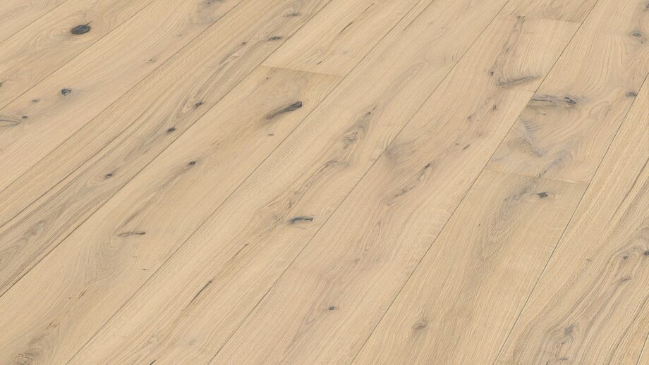 Parquet Meister Pure vital oak, 1-strip, brushed, matt lacquered PD400