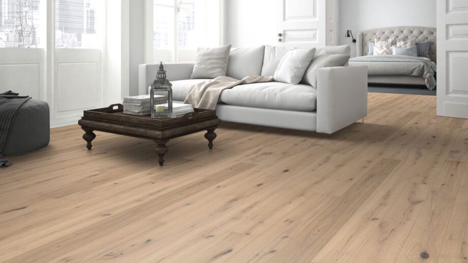 Parquet Meister Pure vital oak, 1-strip, brushed, matt lacquered PD400