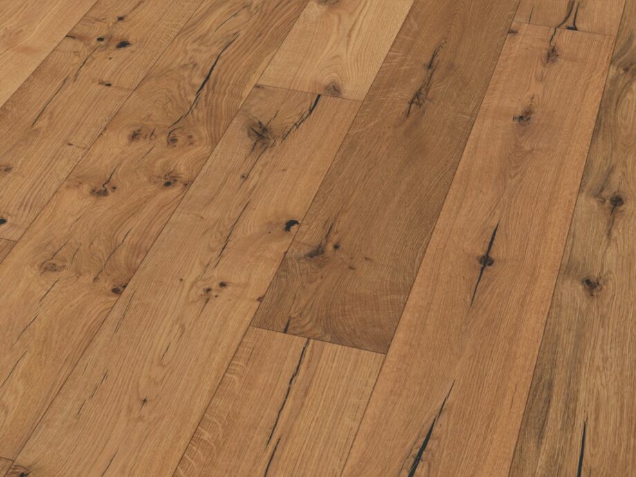 Parquet Oak Classic, 1-strip, brushed, oiled