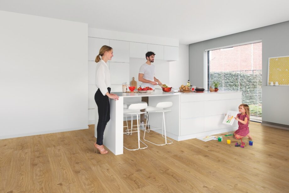 LVT Vinyl QUICK STEP, Balance Click, Cottage oak natural, beveled