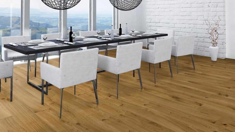 Parquet Weitzer Oak Charisma Rustic, 1-strip, brushed, matt lacquered