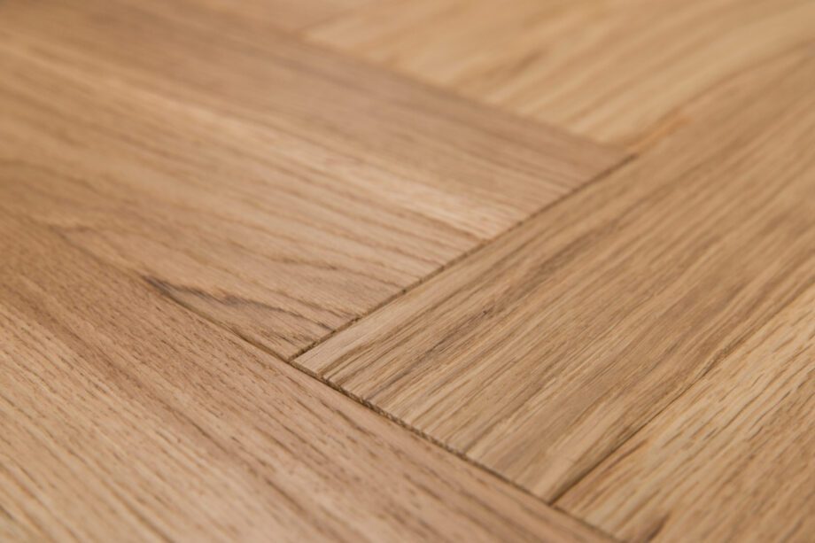 Strip parquet / herringbone parquet oak gestreift, beveled 4 sides, oiled