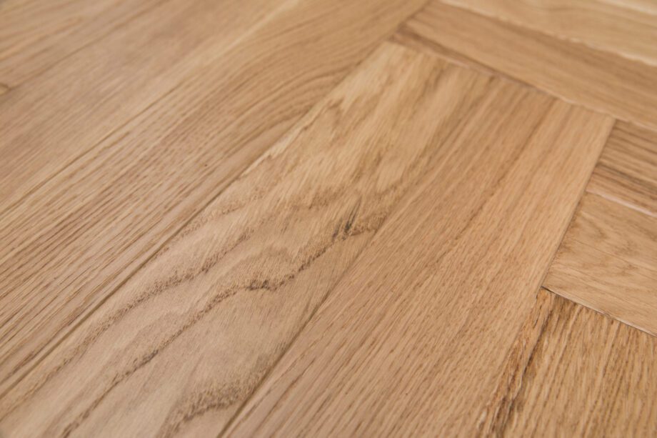 Strip parquet / herringbone parquet oak gestreift, beveled 4 sides, oiled