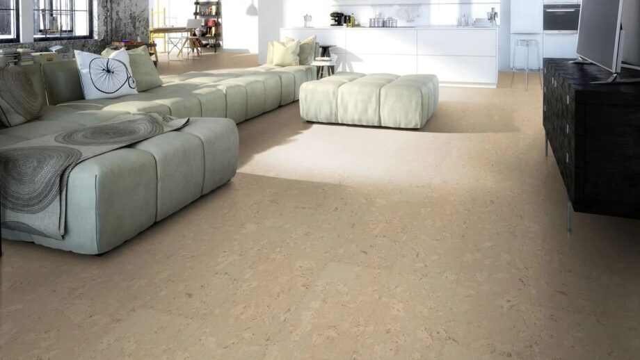 Cork floor Granorte Naturtrend Marmor Cream