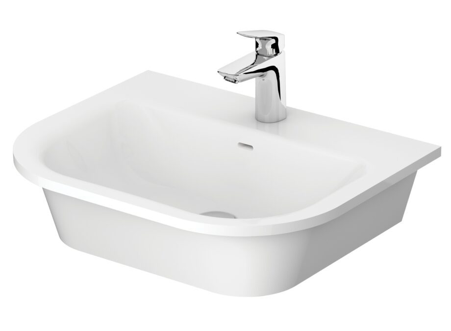 Washbasin PAA VARIO cast stone, installed on the work surface or on the wall