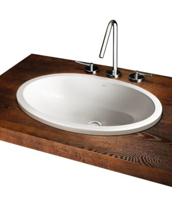 Washbasin PAA OVO IN cast stone drop-in, without overflow