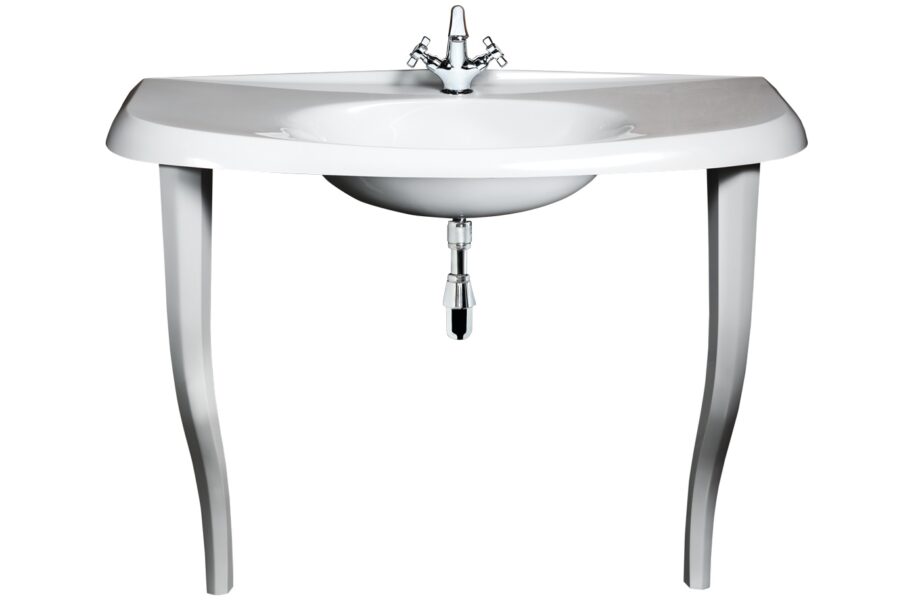 Washbasin PAA VICTORIA in Cast Stone with legs