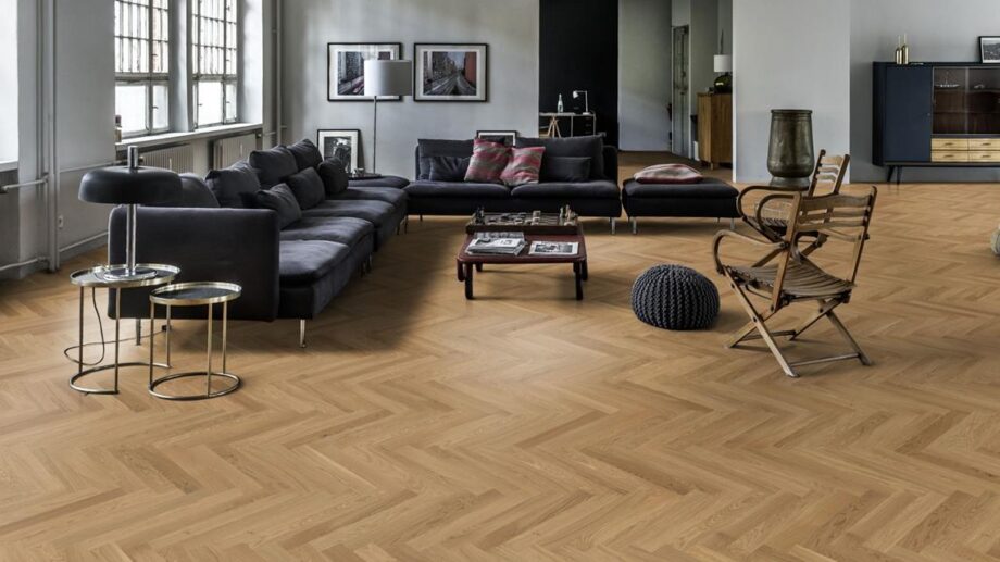 Herringbone parquet Oak Natur matt lacquered – 2