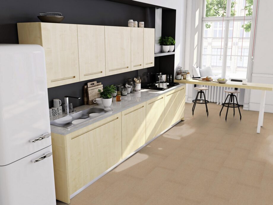 Korkparkett Granorte Naturtrend Fine Cream – vaade 8 Cork floor Granorte Naturtrend Fine Cream – 8