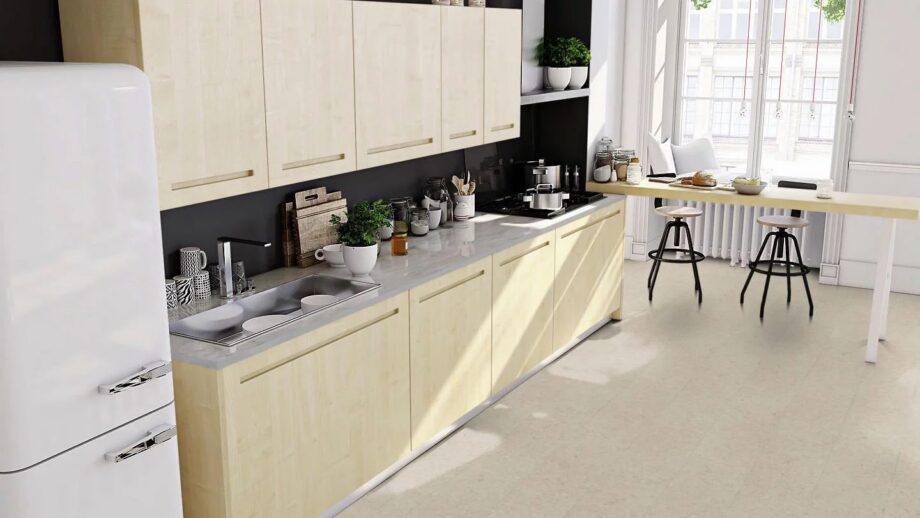 Korkprkett Naturtrend Classic white – vaade 8 Cork floor Naturtrend Classic white – 8