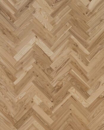 Strip parquet / herringbone parquet ash rustic unfinished