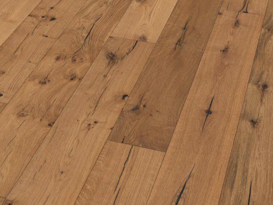 Parquet Oak Classic, 1-strip, brushed, oiled – 12