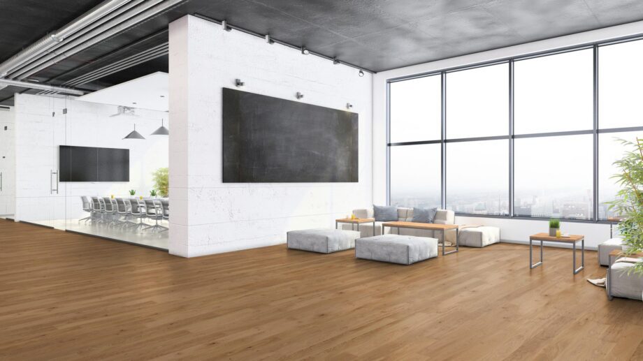Parquet Tarkett, Pure, Oak Rustic Plank, 1-strip, 2 sides bevelled, brushed, Proteco Hardwax Oil – 5