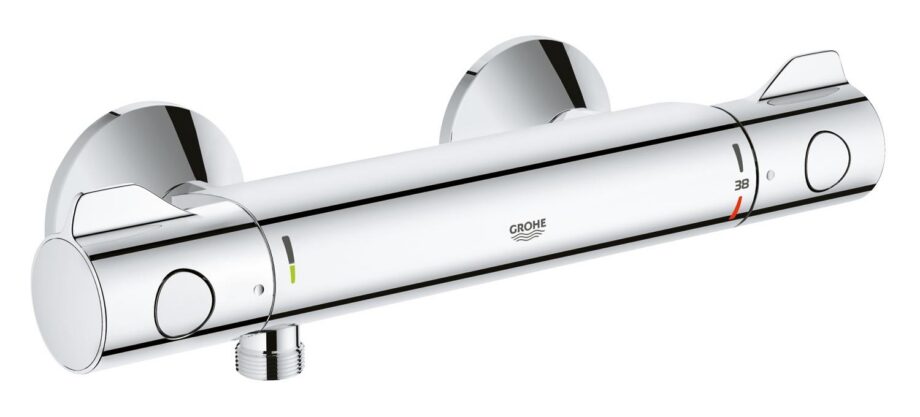 Thermostatic Shower Mixer Grohe Grohtherm 800, wall-mounted, chrome – 4