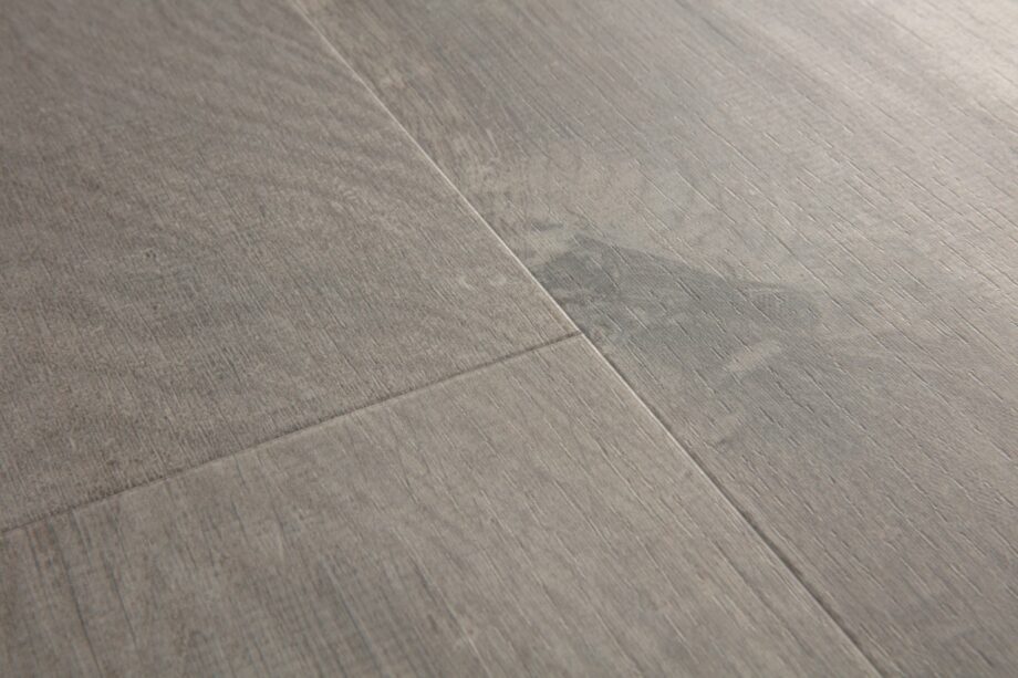 Vinyl parquet SPC Quick Step cotton oak cozy grey alpha medium planks, beveled