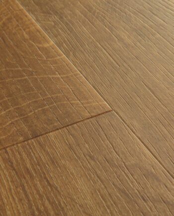 Vinyl parquet SPC Quick Step autumn oak brown alpha medium planks, beveled