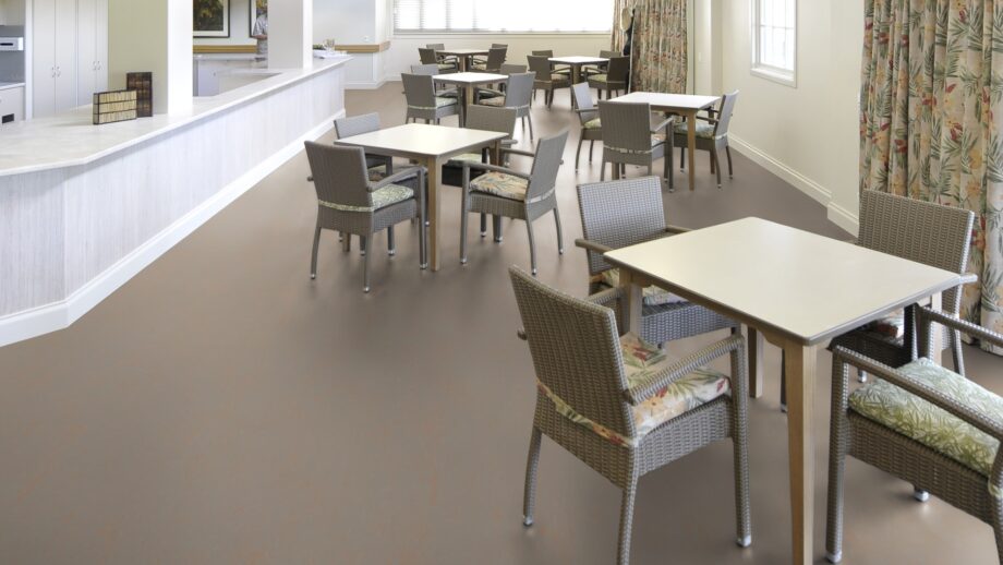 Linoleum floor Gerflor Lino Art Urban 0555 Flashy Street Grey