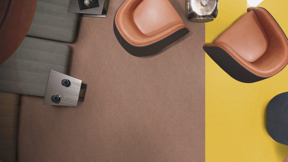 Linoleum floor Gerflor Marmorette 0003 Dark Brown – view 6 Linoleum floor Gerflor Marmorette 0003 Dark Brown – 6