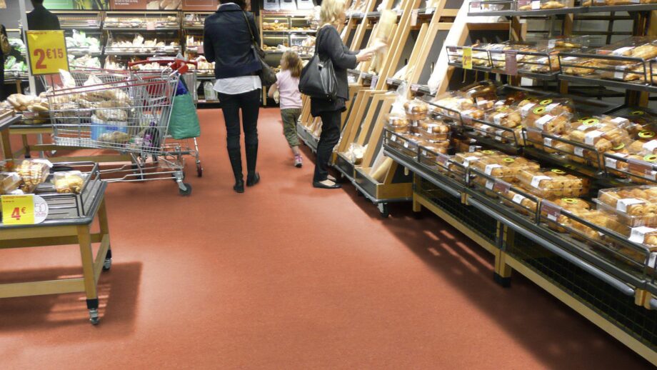 Linoleum floor Gerflor Marmorette 0019 Sunset Orange – 3