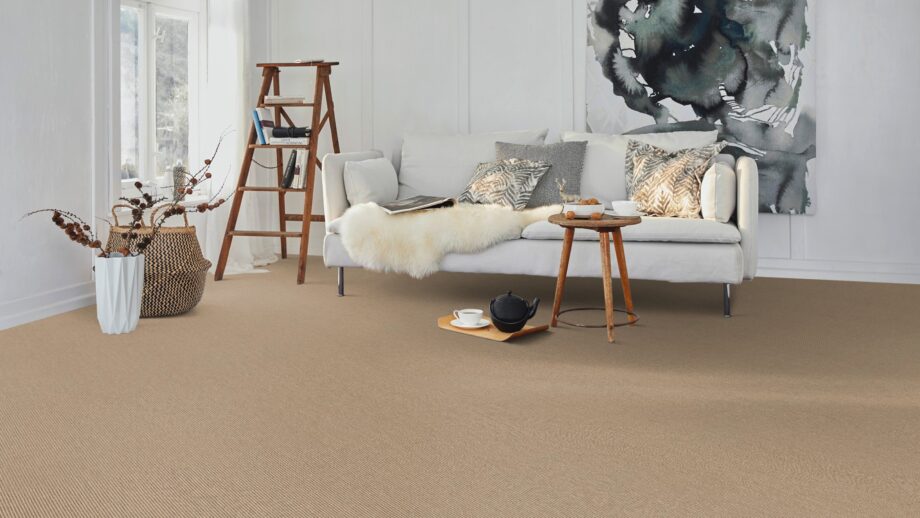 Carpets from cashmere goat wool Tretford Interland 613 Marzipan