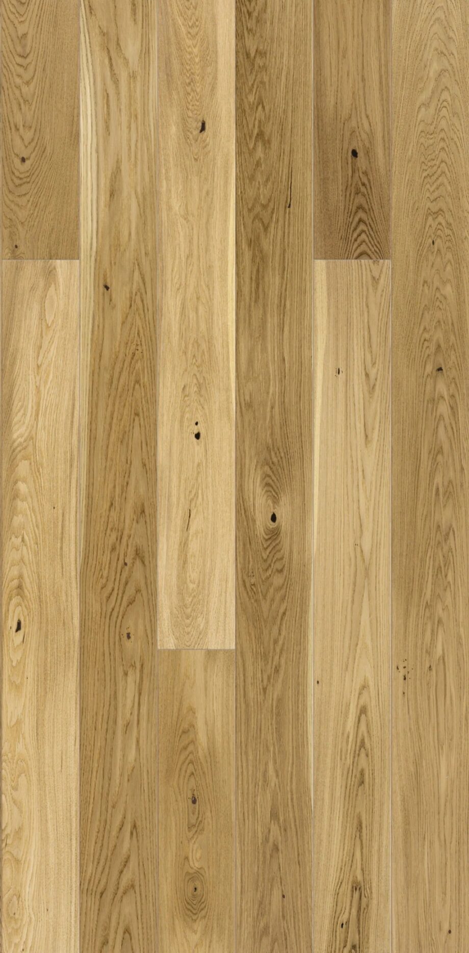 Parquet Oak Grand, 1-strip, 4 sides beveled, mat lacquered