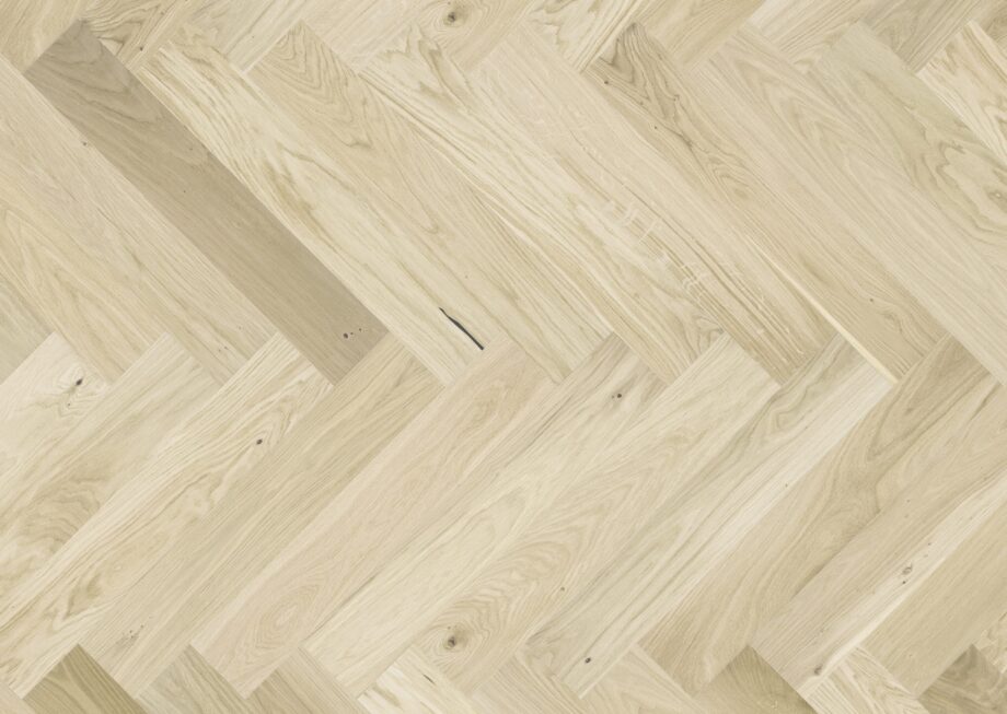 Herringbone parquet Oak 4 sides beveled unfinished