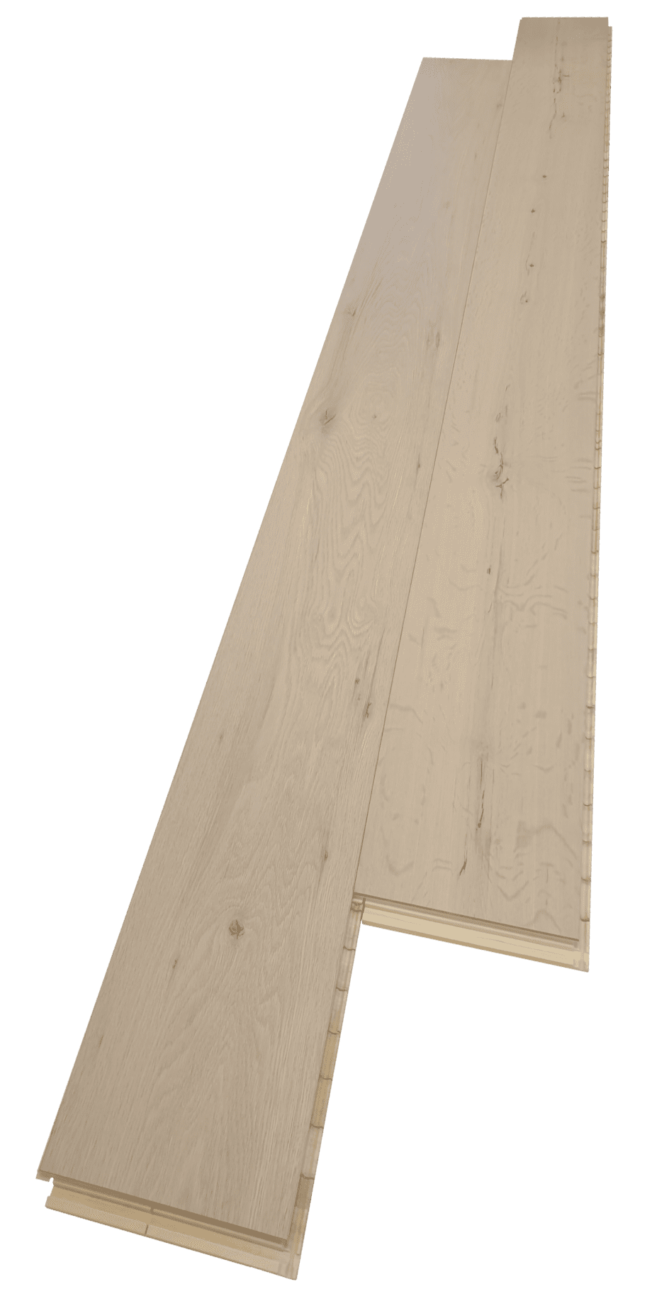 Parquet Oak Rustical 1-strip brushed white matt lacquered 189mm