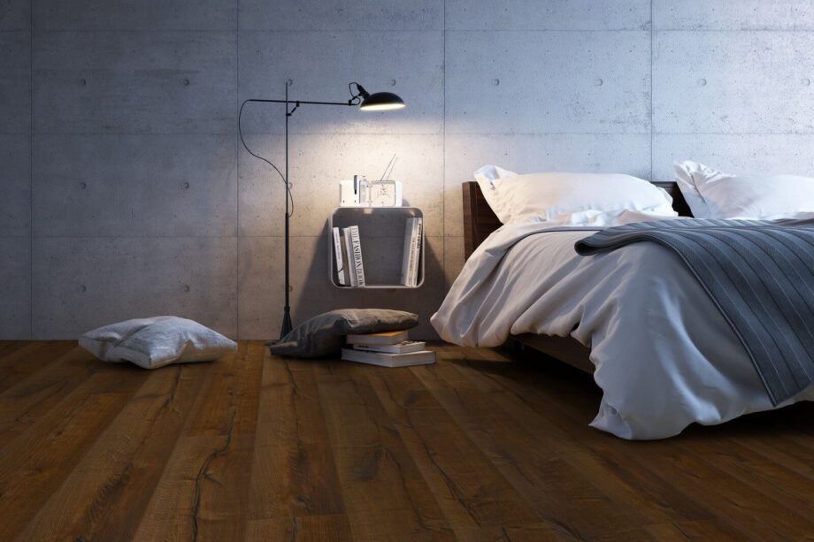 Parquet Trinity Smoked Oak Rustical beveled deep brushed oiled 305mm – 4