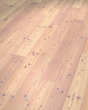 Parquet floors Siberian Larch Rustical 1-strip beveled brushed white oiled
