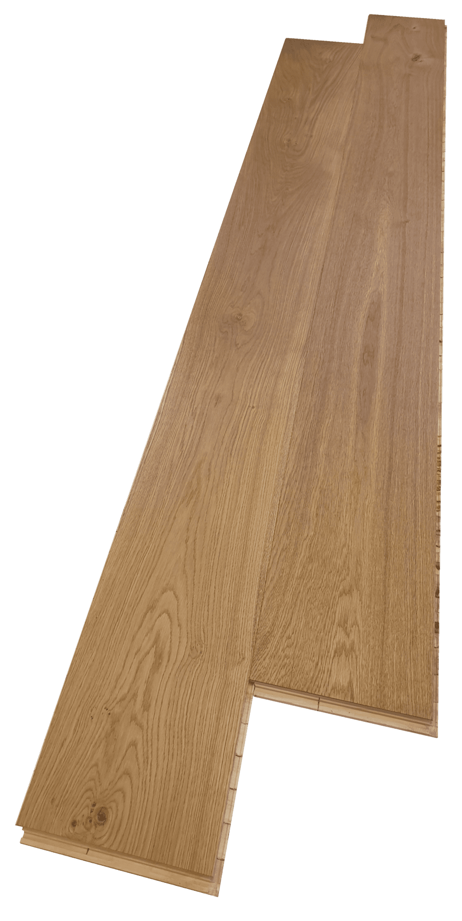 Parquet Trinity Oak Rustical 1-strip beveled brushed oiled