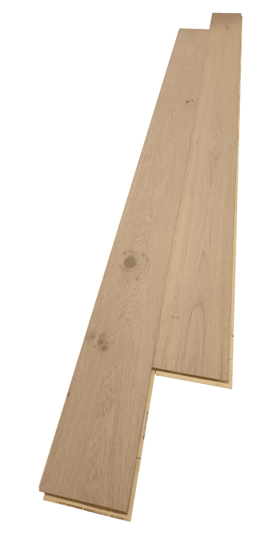 Parquet Oak Rustical 1-strip beveled brushed white oiled 148mm