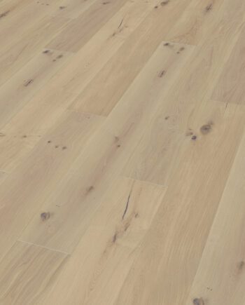 Parquets Trinity Oak Rustical 1-strip beveled hand scrapped brushed raw oiled