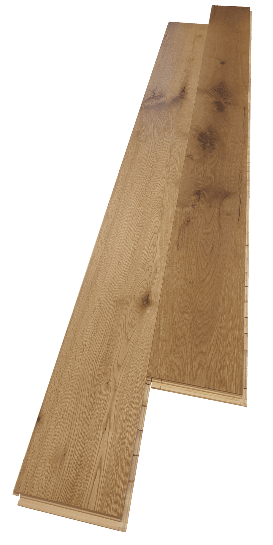 Parquet Oak Rustical 1-strip beveled brushed matt lacquered 189mm