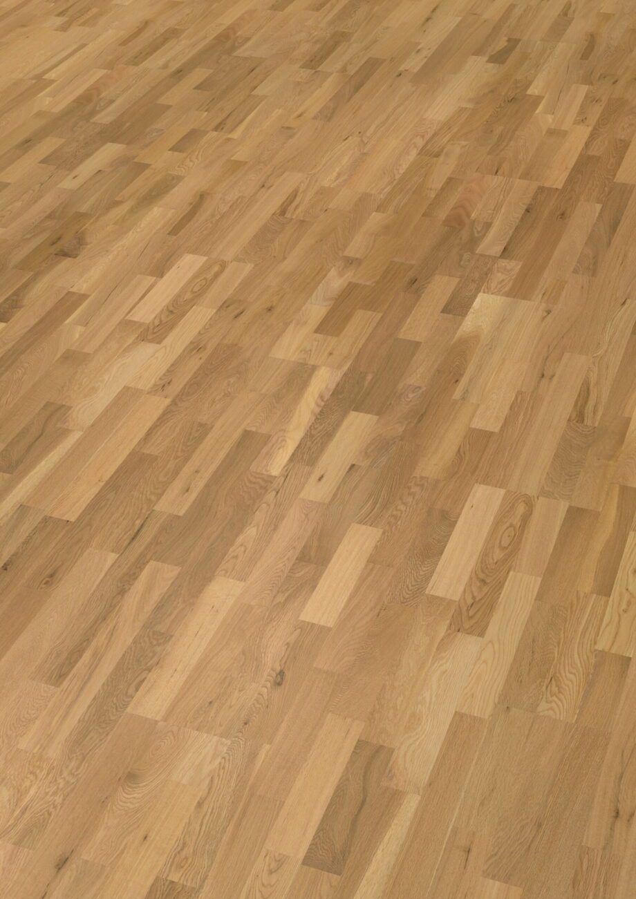 Parquet Oak Country 3-strip brushed oiled