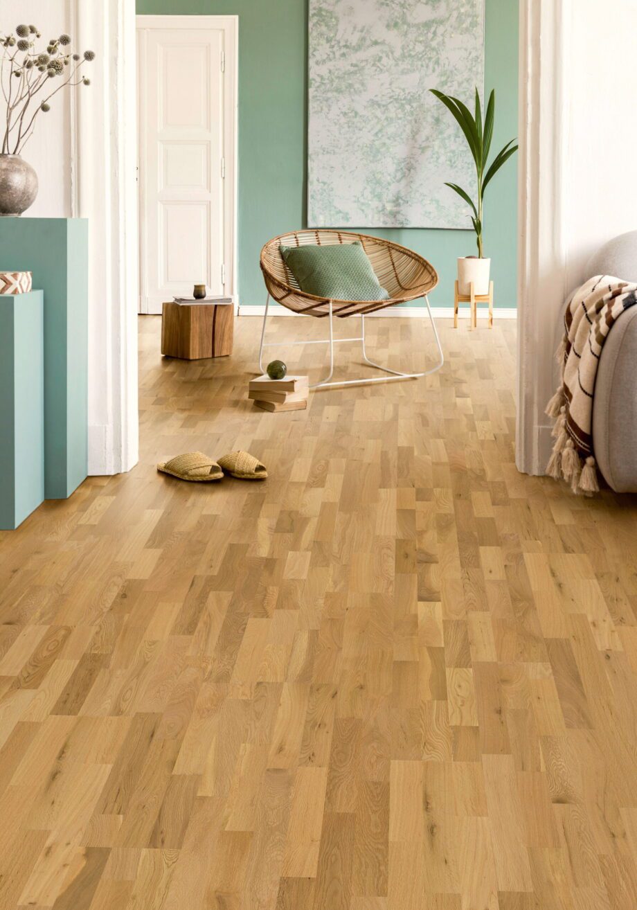 Parquet Oak Country 3-strip brushed oiled