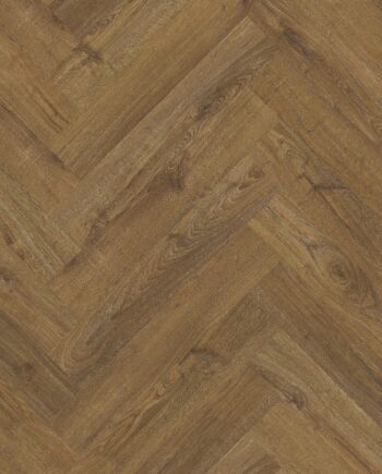 Herringbone Vinyl flooring LVT Quick-Step Pristine Fall Oak Brown