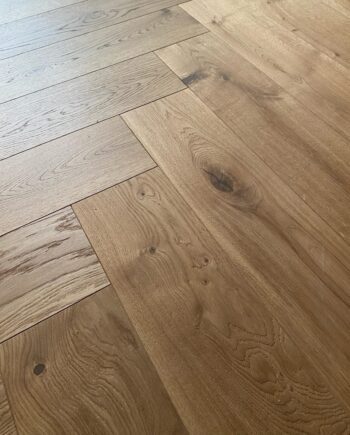 Herringbone Parquet Oak Mix Oiled 105mm