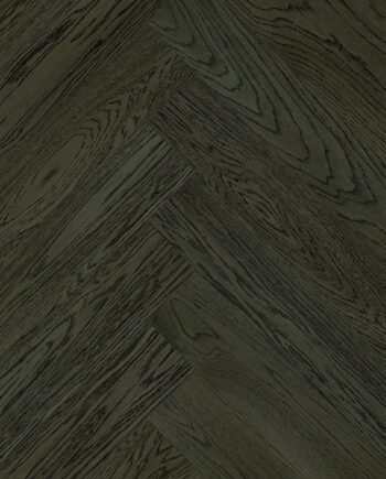 Herringbone parquet oak natur bevelled anthracite grey matt lacquer