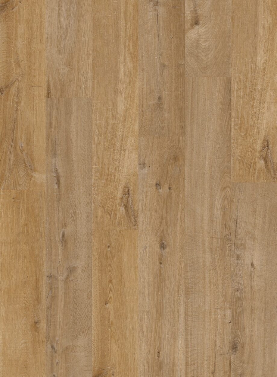 lvt-porandakate-quick-step-bloom-cotton-oak-natural LVT põrandakate Quick-Step Bloom Cotton Oak Natural naturaalse tamme tooni ja rustikaalse tammelaua disainiga